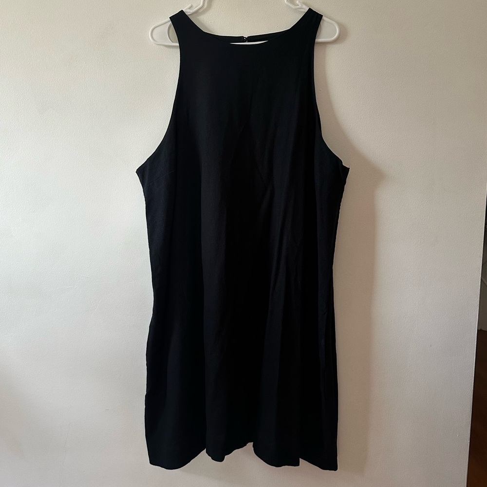 Abercrombie Black Linen Blend Dress